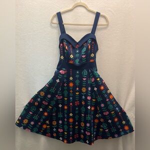 Disney Parks It’s A Small World Dress Retro Dapper Days Size L